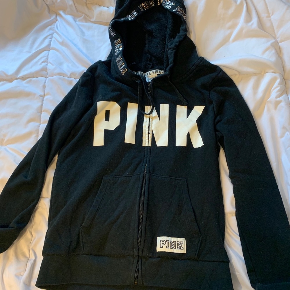 Pink zip up